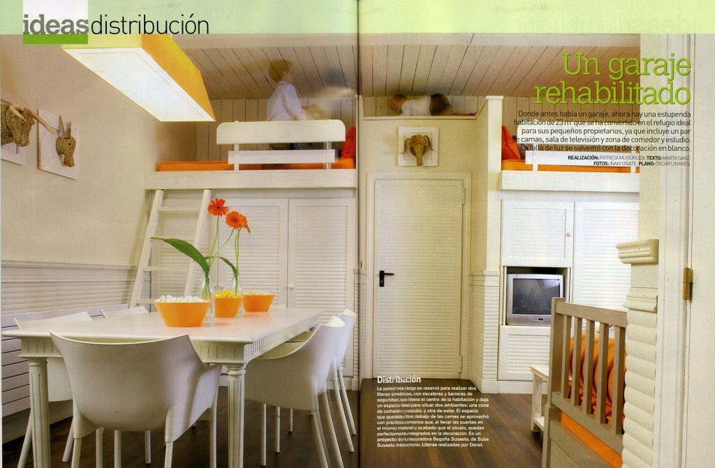 Rehabilitación de garaje en habitación y comedor (Mi casa) | Sube