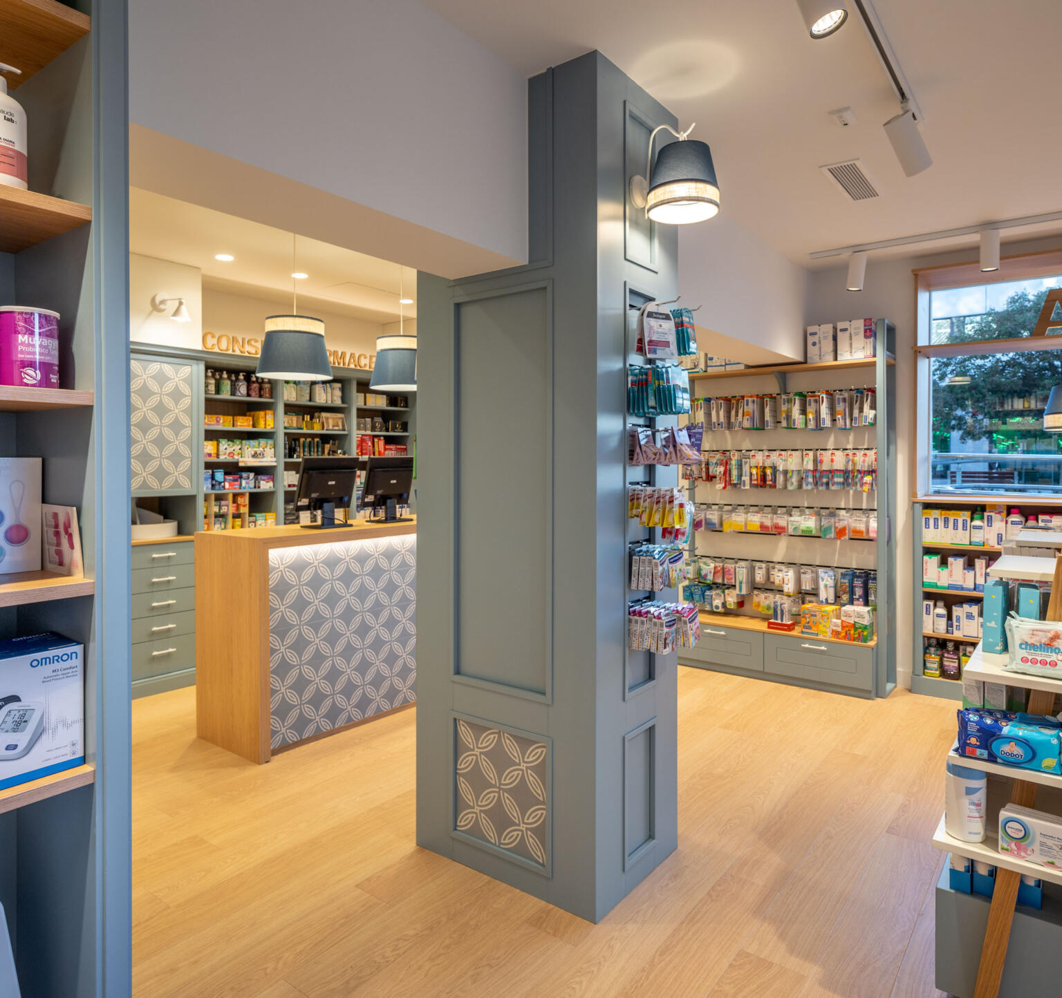 Diseño de farmacia en Getxo Sube interiorismo