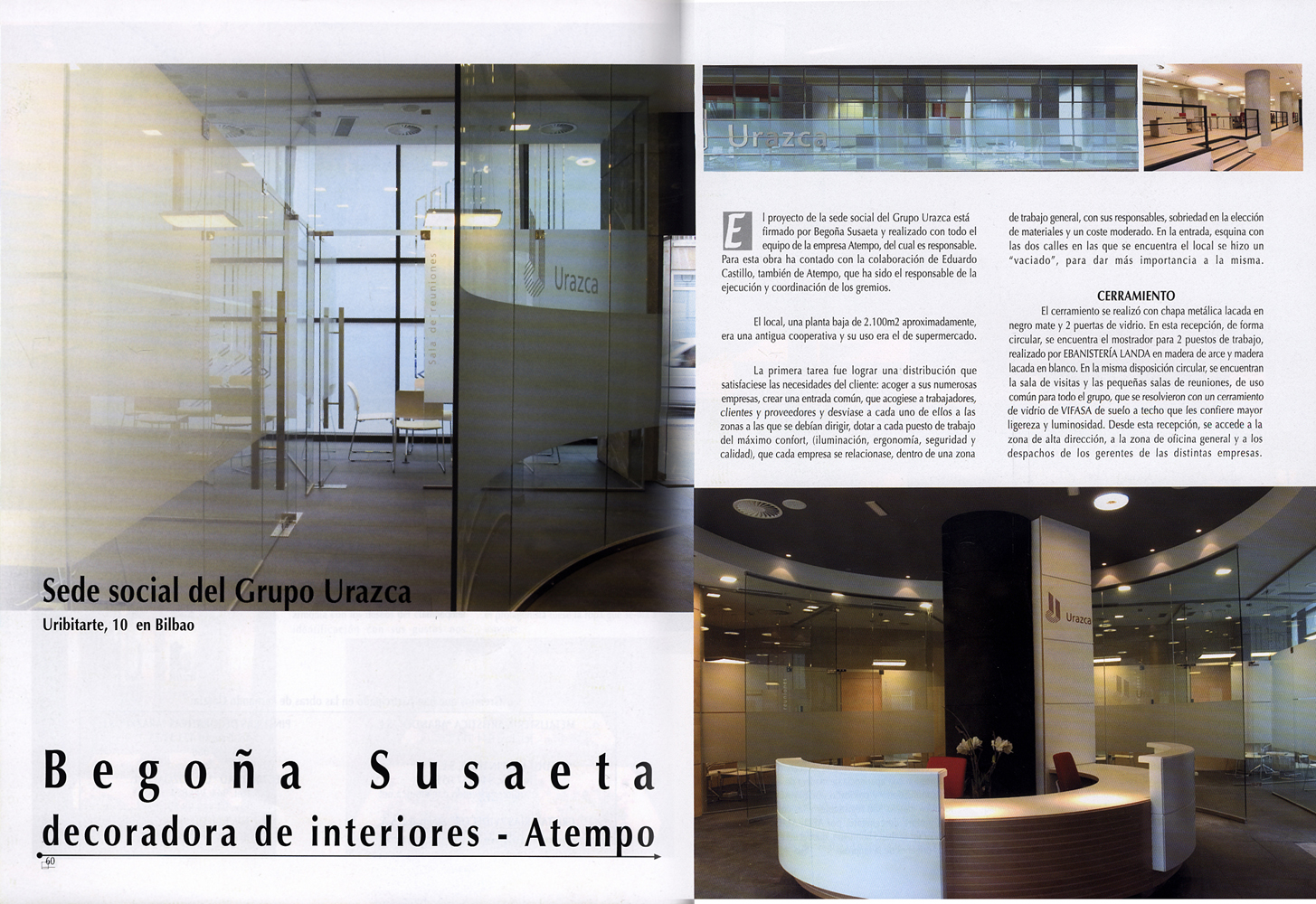 Proyecto diseño de oficinas de SUBE en la revista Decoración