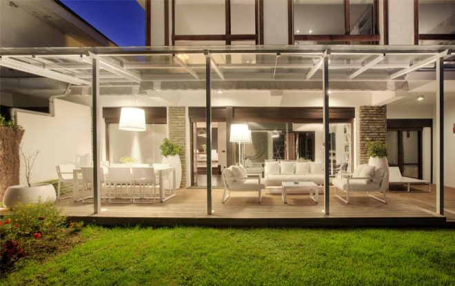 Reformas integrales vivienda adosado con terraza y jardín en Loiu SUBE