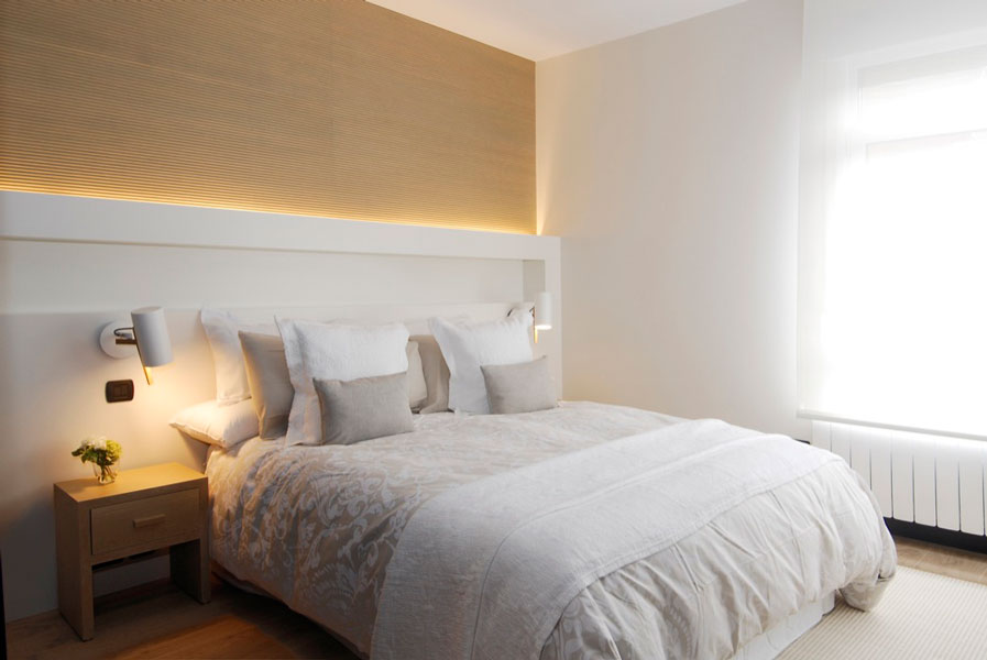 Dormitorio de diseño en reforma de vivienda Araba