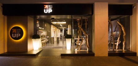 diseñi gimnasio y espacios comunes "UP Bilbao" SUBE interiorismo