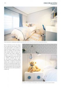 Revista Decoración & Tendencias: Sube Susaeta Interiorismo "Saber hacer". Artículo sobre el interiorismo de vivienda en Bilbao. Decoracion dormitorio infantil