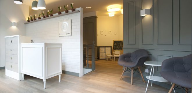 Sube Susaeta Interiorismo decoracion clinica fisioterapia, Getxo, Vizcaya