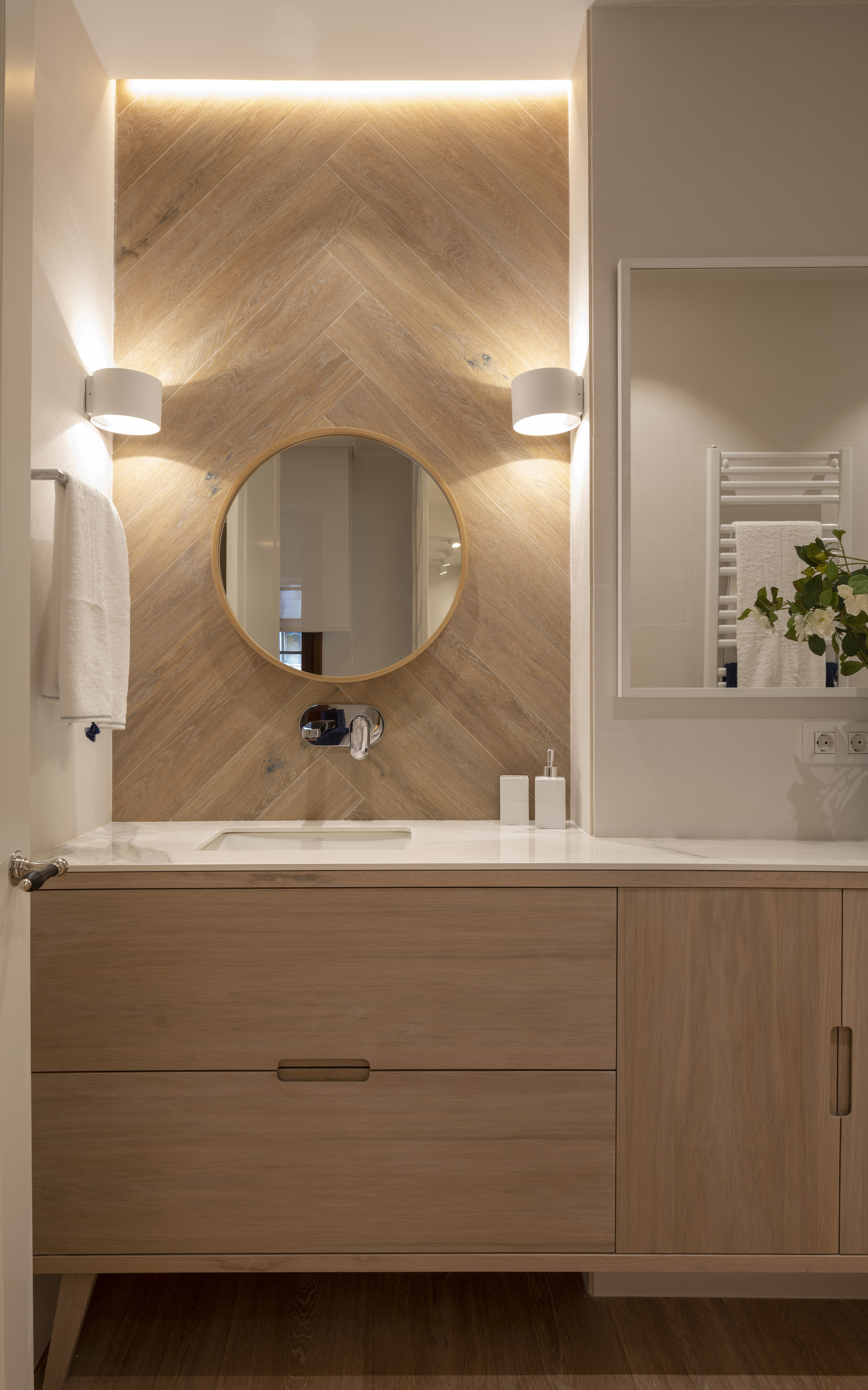 Diseño de cuarto de baño en reforma integral de vivienda, Sube Interiorismo
