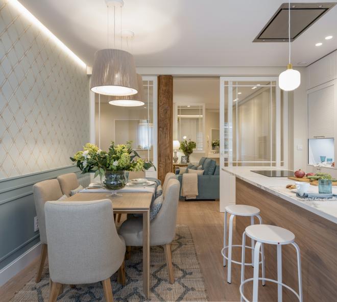 Diseño de cocina comedor - Sube Interiorismo